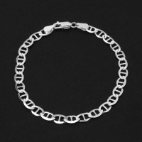 Bracelet Silver Loops 6 mm / Length 22 cm