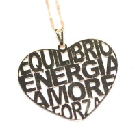 GargantilhaSemiJiaFolheadoaOuroCoraoEquilibrioEnergiaAmoreFora42cm