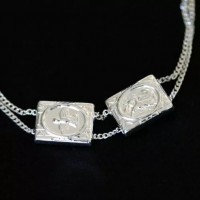 PulseiradePrata925EscapularioAnjodaGuardacomEspiritoSanto18cm