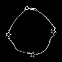 Pulseira de Prata 925 Stars 14/20cm