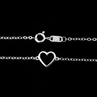 PulseiradePrata925LinhasdoCorao14/20cm