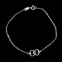 925 Silver Eternal Love Bracelet 14 / 20cm