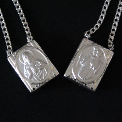 News and Releases: Scapulars and Pendants 925 Silver Jewelry