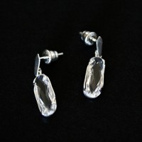 Silver Earring 925 M. Daiane con Strass Piedra