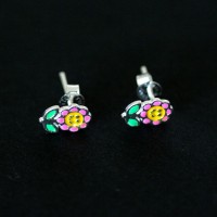 BrincodePrata925HappyFlowercomResina