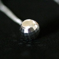 Rebolation 925 pendiente de plata con piedra Zirconia