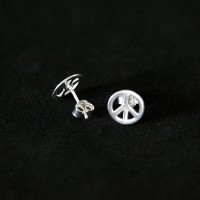 Earring 925 Silver Peace