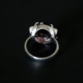 925 Silver Ring with Stone Elena Strass