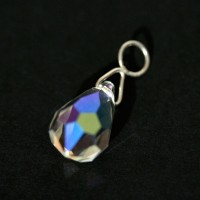 Silver Pendant with Crystal Stone