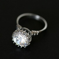 Ring of Steel Shower with Stone Zirconia