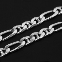 Necklace Silver Fgaro 60 cm 10mm