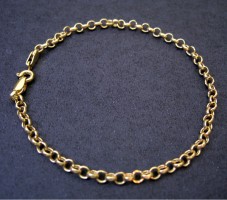 Pulseira de Ouro Amarelo Portuguesa 20cm