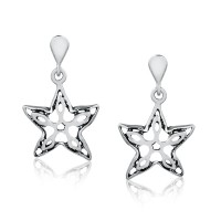 925 Star Silver Earring