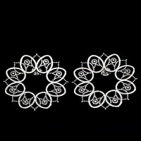 Pendiente Mandala Plata 925