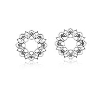 925 Silver Mandala Earring