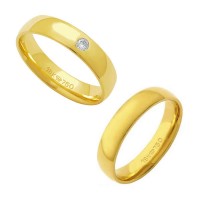 AlianaSuperAnatmicadeOuro18k750Largura4.50mmAltura1.50mm/AlianaSuperAnatmicadeOuro18k750com1Brilhantede6.00PontosLargura4.50mmAltura1.50mm