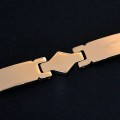 Bracelet Gold Plated Steel 19cm