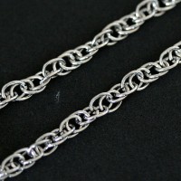 Twisted Steel Bracelet Chain 18cm / 5mm