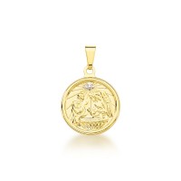 Gold Plated Semi Jewel Pendant Divino Pai Eterno