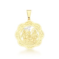 Gold Plated Semi Jewel Pendant Sagrada Familia