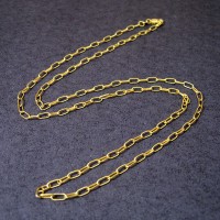 CorrentedeOuroAmarelo18kElosRegular60cm2mm