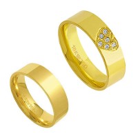 AlianaAnatmicadeOuro18k750Largura6.00mmAltura1.50mm/AlianaAnatmicadeOuro18k750com6Brilhantesde1.00PontosLargura6.00mmAltura1.50mm