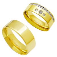 AlianaAnatmicaLightdeOuro18k750Largura7.50mmAltura1.80mm/AlianaAnatmicadeOuro18k750com17Brilhantesde2.25PontosLargura7.50mmAltura1.80mm