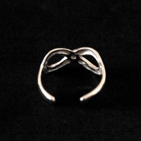 925 Sterling Silver Adjustable Falange Ring