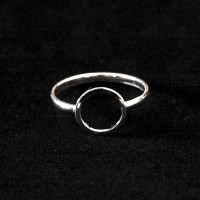 Anillo de Plata 925 Crculo Vaciado