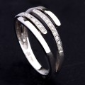 Ring White Gold with 22 Diamonds of 1 Point