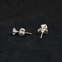 Pendiente de Plata 925 con Piedra de Zirconia