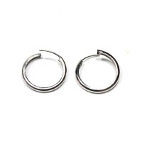 Brinco de Aço Inox Argola Brinco de Aço Inox Argola