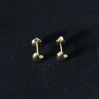 Gold Earring 18k 0750 Heart Tarracha Baby