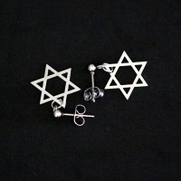 Star of David Stainless Steel Earring