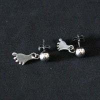 Stainless Steel Earring Foot