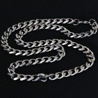 Stainless Steel Chain Grumet Flat 70cm / 1.0cm