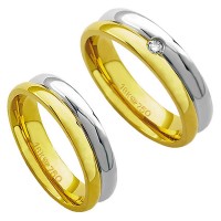 AlianaAnatmicadeOuroeOuroBranco18k750Largura5.30mmAltura1.80mm/AlianaAnatmicadeOuroeOuroBranco18k750com1Brilhantede3.50PontosLargura5.30mmAltura1.80mm