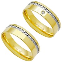 AlianaAnatmicadeOuroeOuroBranco18k750Largura6.00mmAltura1.30mm/AlianaAnatmicadeOuroeOuroBranco18k750com1Brilhantesde2.25PontosLargura6.00mmAltura1.30mm
