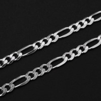 Corrente/ColardePrataFgaro60cm/Elo4mm