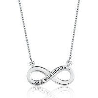 925 Silver Choker Let It Be Infinite 55cm