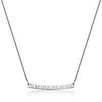 Silver Choker 925 Calm in the Soul 45cm