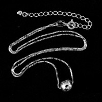 925SilverChokerBall40cm