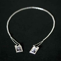 EscapulriodePrata925TradicionalSagradoCoraodeJesusPretoeBranco