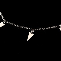 Gargantilla de Plata 925 Choker Tringulo 40cm