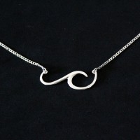 Silver 925 Choker Wave 40cm