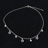 Silver Choker 925 Stars 40cm