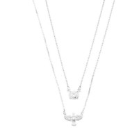 Silver Choker 925 Esprito Santo Scapular 70cm