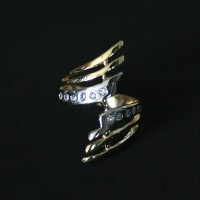 Ring Semi Jewelry Gold Plated