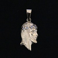 Pendant Semi Jewelry Gold Plated Face of Jesus Christ