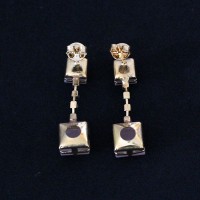 Earring Semi Jewelry Gold Plated